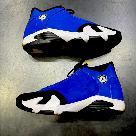 - Retro Air Jordan 14 Retro Laney Men’s Size 9 487471-407